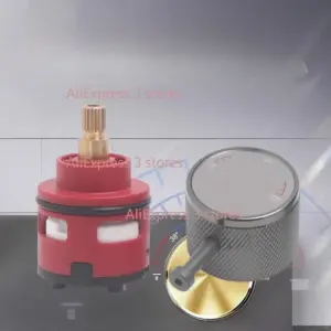 1pc Shower Valve Ceramic Faucet Cartridge Way Shower Diverter Mixing Faucet Replacement Parts Sizes35mm