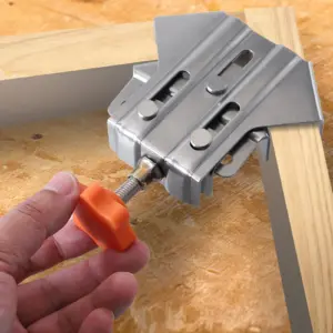 Adjustable 90 Degree Right Angle Clamp for Woodworking 4Pcs Corner Clamp Angle Clamp Corner Clamp Stainless Steel Opened Closed