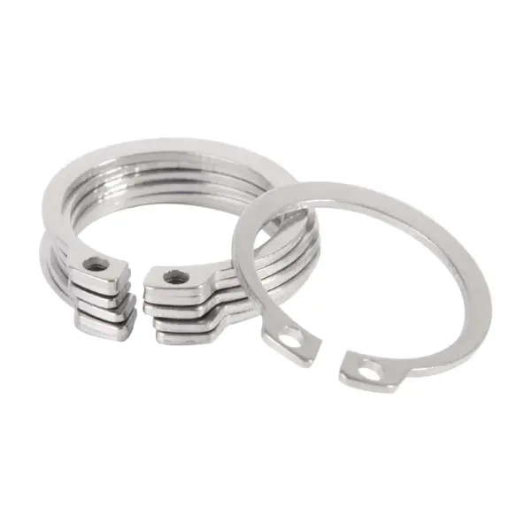 GB894.1 304 Stainless Steel Shaft Retaining Ring External Cards M6 M8 M9 M10 Circlip C-type Clasp Axis Card