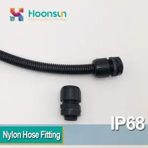 5 pcs PG48 AD54.5 Nylon Cable Gland for Flexible Corrugated Pipe IP68 Plastic Waterproof Hose Fitting