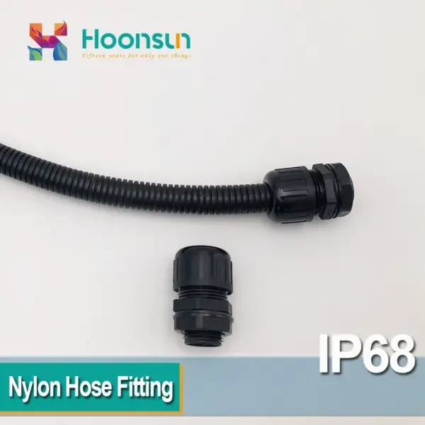 5 pcs PG48 AD54.5 Nylon Cable Gland for Flexible Corrugated Pipe IP68 Plastic Waterproof Hose Fitting