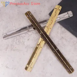 2 Pcs Hinge Hinges For Crafts Heavy Duty Piano Cabinet Box Long Window Iron Furniture Door And Window Hinge Long Hinge