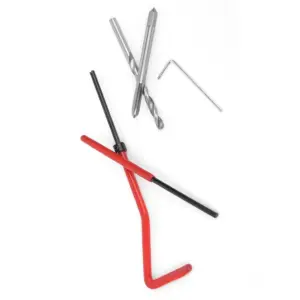1Set Durable M4 Size Thread Repair Kit Transparent Plastic Box Metric Helicoil Kit M4 Thread Repair for Processing Machinery