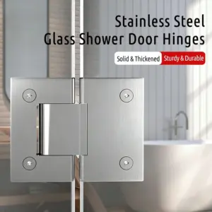 180 degree glass shower door hinge stainless steel heavy-duty glass door frameless shower hinge home bathroom