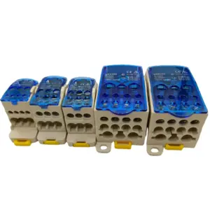 UKK80A UKK125A UKK160A UKK250A UKK400A UKK500A Terminal Block 1 in many Out Din Rail electric wire connector  Power junction box