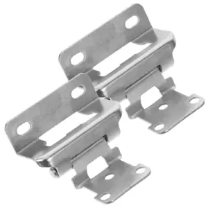 2Pcs Self-Closing Cabinet Hinges Semi Wrap Heavy Duty Close Door Hinge for Home Cabinet Marine Rv Yacht Self Closing Hinges