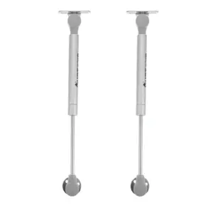 2Pcs Lift Support Gas Spring Hydraulic Gas Strut Thickened Steel Soft Close Hinges Silent Door Safety Lift Support Cabinet Lid