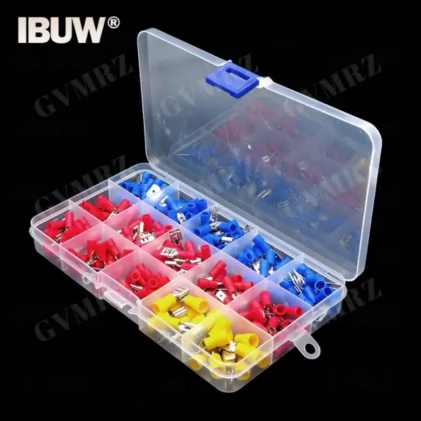 280pcs Wire Connector Kit Male Female Insulated Terminals Cold Crimp Terminals Assorted Crimp Terminals Spade Butt Connector Kit
