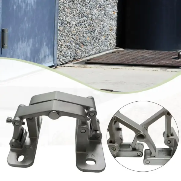 Invisible Stone Door Hinge Multifunctional 70kg Max Load High Strength Heavy Duty Accessories for Fence Gate Thick Doors