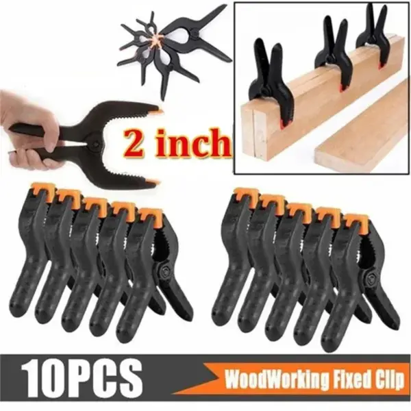 Plastic Nylon Adjustable Woodworking Tools Spring Clip Carpentry Clamps Menuiserie Outillage