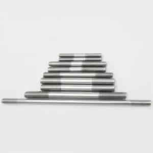 304 Stainless Steel Double End Thread Rod M3 M4 M5 M6 M8 M10 M12 M16 Double-end Bolts Stud Bolt Tooth Stick Dual Head Thread Bar