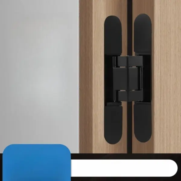 Heavy Duty 3D Adjustable Hidden Door Hinge for Wooden Doors Concealed Cross Hinge