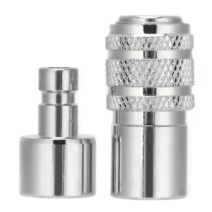 G1/4 Thread Water Stop Valve Horizontal Design Easy Control Water Cooling Stop Valve Sturdy Brass Water Valve