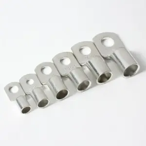 10Pcs 6/8/10MM Wire Copper Ring Connector Cable Connector Kit Wire Nose Terminal Crimp SC16-6 SC25-6 SC35-6 Lugs Ring Bolt Hole