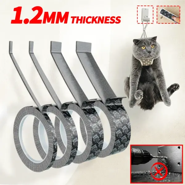5/2.5Meters Double Sided Adhesive Tape Extra Strong Viscosity 1.2mm Thick For Car Special Mounting Fixing Tear Off No Residue