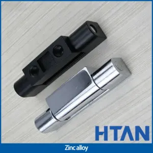 4pcs Black Zinc Alloy Heavy-Duty Hinge Long Rectangular Hinge Industrial Machinery Equipment Electrical Cabinet Door