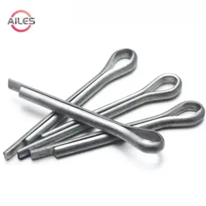 Carbon Steel M8 M10 M12 Zinc Plated Spring Cotter Hair Pin Split Clamp Tractor Open Elastic Clip