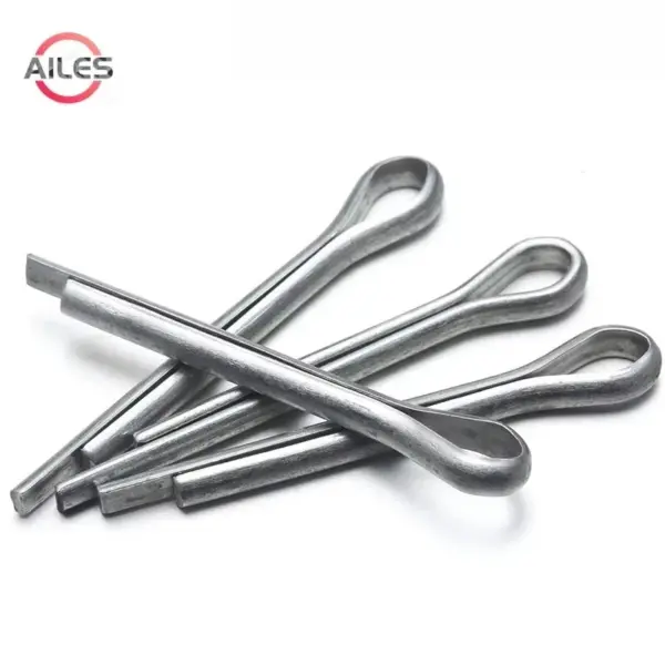 Carbon Steel M8 M10 M12 Zinc Plated Spring Cotter Hair Pin Split Clamp Tractor Open Elastic Clip