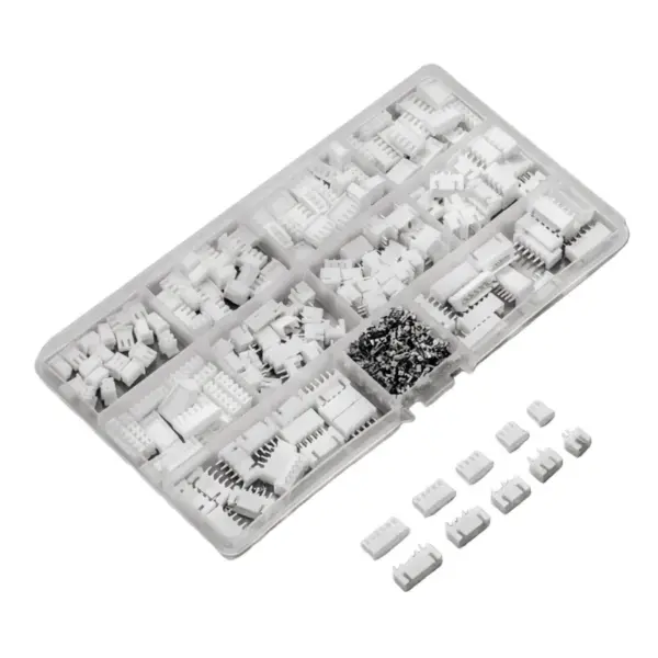500PCS JST-XH Connector Kit 2/3/4/5/6 Pin Housing 2.54mm Crimp Terminals for RC Drone 3D Printer Arduino Projects