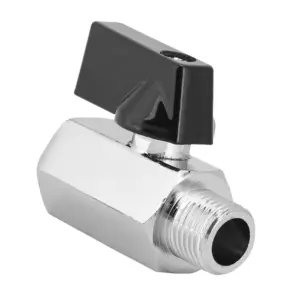 Durable G1/4 Threads Brass Mini Ball Handle Design Mini Size Ball Valve Water Ball Valve Water Cooling System
