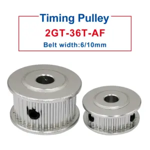 GT2-36T pulley wheel Inner Bore 5/6/6.35/7/8mm Aluminum Pulley width 7/11 mm Match With 6/10mm Timing Belt For 3D Printer parts