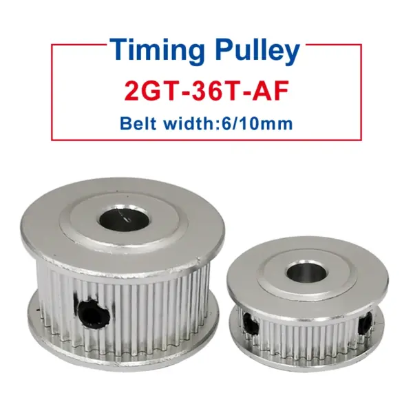 GT2-36T pulley wheel Inner Bore 5/6/6.35/7/8mm Aluminum Pulley width 7/11 mm Match With 6/10mm Timing Belt For 3D Printer parts