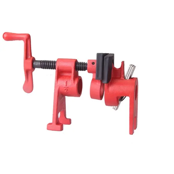 3/4 inch 1/2inch Heavy Duty Pipe Clamp Woodworking Wood Gluing Pipe Clamp  Pipe Clamp Fixture Carpenter Woodworking Tools