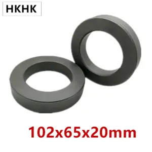 102x65x20mm toroidal transformer ferrite core inner 65mm 2.6inch toroid ferrite core ferrite chokes noise filter 20mm  hole65mm