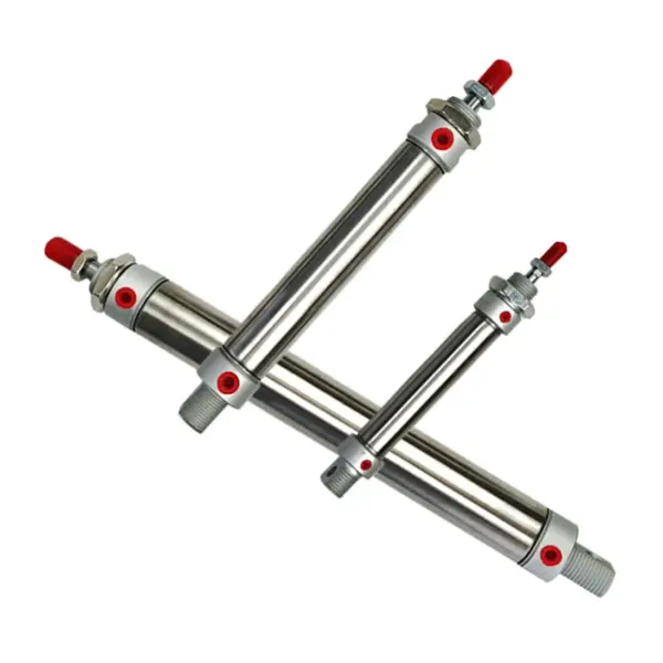 MA16 20 25 32 40 Pneumatic Cylinder Piston 25 50 100 150 200 400 500mm Stroke Stainless steel Double Action Mini  Air Cylinders