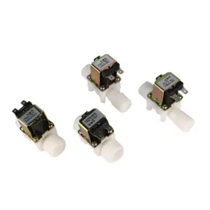 1/2" 3/4" Male Thread Solenoid Valve 220V AC/12V DC Magnetic Water Control Valve Pneumatic Pressure Controller Switch Diverter