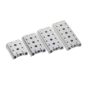 4v210-08 4V230 4v220 1/4" Valves Air Exhaust Manifold 200M-2F/3F/4F/5F/6F/7F/8F Pneumatic Base Solenoid Valve Plate