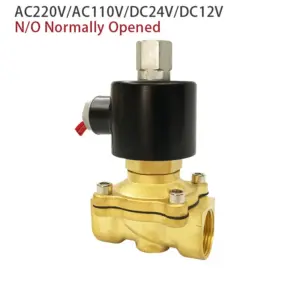 Electric Solenoid Valve 1/4" 3/8" 1/2" 3/4" 1" DN8/10/15/20/25/50 Normally Opened Pneumatic for Water Oil Air 12V/24V/220V/110V