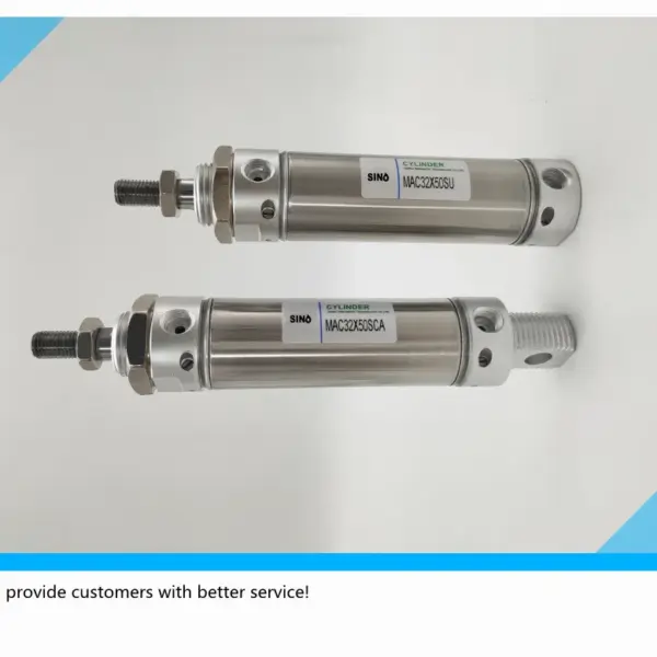 pneumatic air buffer cylinder MAC25-25 MAC25-50 MAC32-75 MAC25-75scm MAC32-150MAC  double acting with cushion mini cyclinder