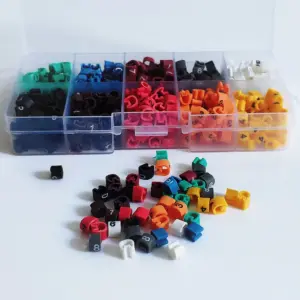 EC-0 EC-1 EC-2 Cable Marker Wire marker Number 0 to 9 Cable Size 1.5 sqmm mix Colored  PVC Marker Cable Label Cable Sleeves