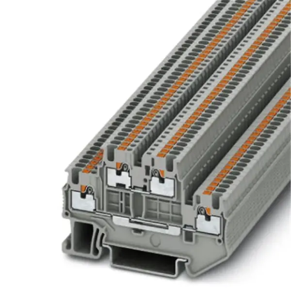 5pcs  PTTB1.5/S 0.14-1.5 mm2 AWG 25-14 Double-layer Quick Connector Din Rail Combination Fast Wiring Terminal Blocks