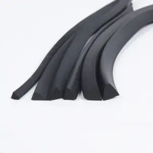 Custom EPDM Foam Triangular Sealing Strip,UV Resistant,Waterproofing EPDM Sponge Weatherstrip for Doors,Windows,Machinery,Black