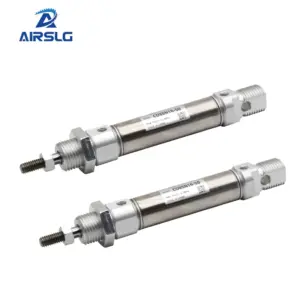 ISO C85 Mini Pneumatic Cylinder Double Acting Two Way Single Rod Air Cylinder Bore 8-20mm Stroke 10-200mm AFR CD85N10 16 20 25