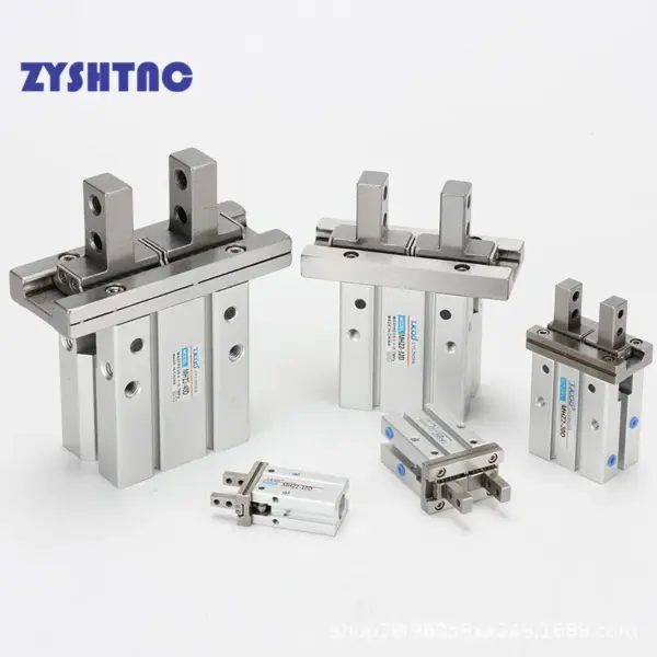 MHZ2 10D 16D 20D 25D 32D 40D Double Acting Air Gripper Pneumatic Finger Cylinder SMC Type Aluminium Clamps Bore 10-40mm Grab