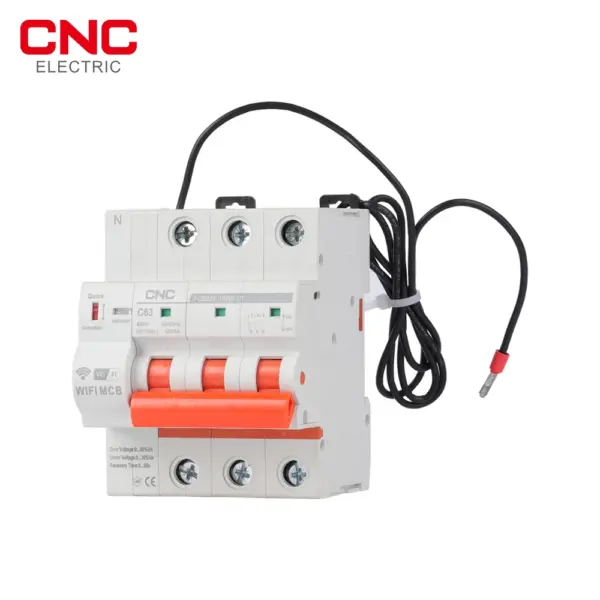 CNC Din Rail Tuya WIFI Circuit Breaker Timer Remote Control APP Smart Automatic Intelligent Interruptor WIFI Switch MCB