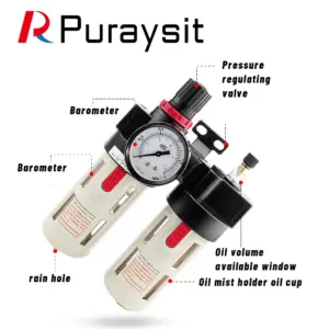 AFC/AFR-2000 Pneumatic Filters AFR2000 Filter For Air Compressor Moisture Separator Pressure Regulator Oil Water separators Unit