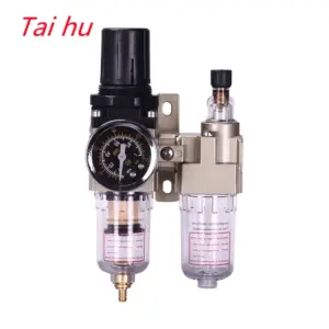 Air Pump Compressor Oil Filter Regulator Trap Pneumatic Water Separator Pressure Manual Drainage Supply AC2010-02 SMC Type