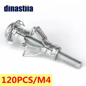Hollow Wall Anchor Kit Plasterboard Drywall Cavity Plug Dowel for Drywall Expansion Anchors Gypsum Board Holes