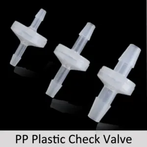 10~100PCS PP plastic non-return valve/ water check valve/ One way valve for Gas Air Liquid Fluids Aquarium medical 1/8 3/16 1/4