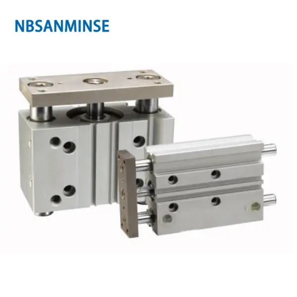 NBSANMINSE MGPL Bore 16mm Compact Guide Cylinder Compressed Air Cylinder  Type Double Acting Pneumatic  Air Cylinder