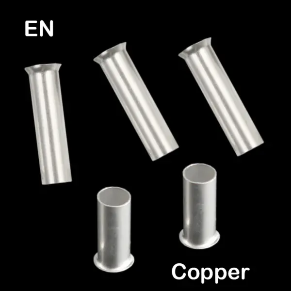EN10-12 EN10-18 EN16-12 EN16-18 Copper Cold Press Sleeve Tube Non-Insulated Naked Connector Ferrule Cord End CrimpTerminal