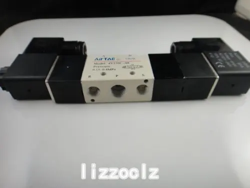 4V230C-08  12V 24V 110V 220V  3 Position 5 Way Air Solenoid Valve