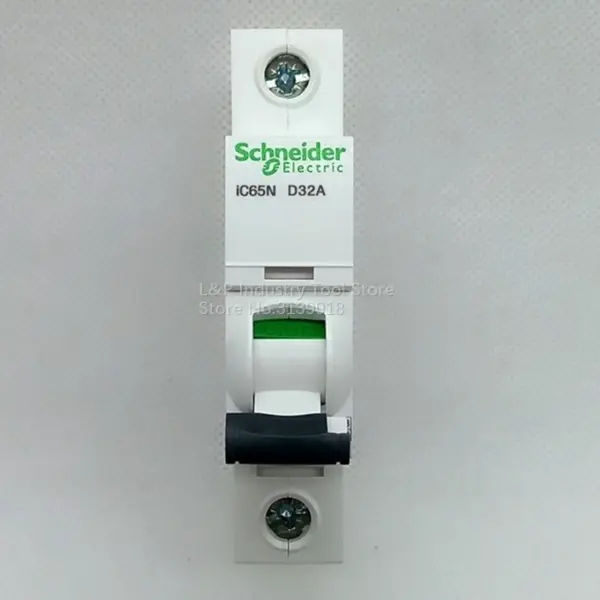 100% Original Schneider Air Switch IC65N 1P Type D1A 2A 4A 6A 10A 16A 25A 32A 40A 50A 63A Vacuum Mini Circuit Breaker MCB Acti 9