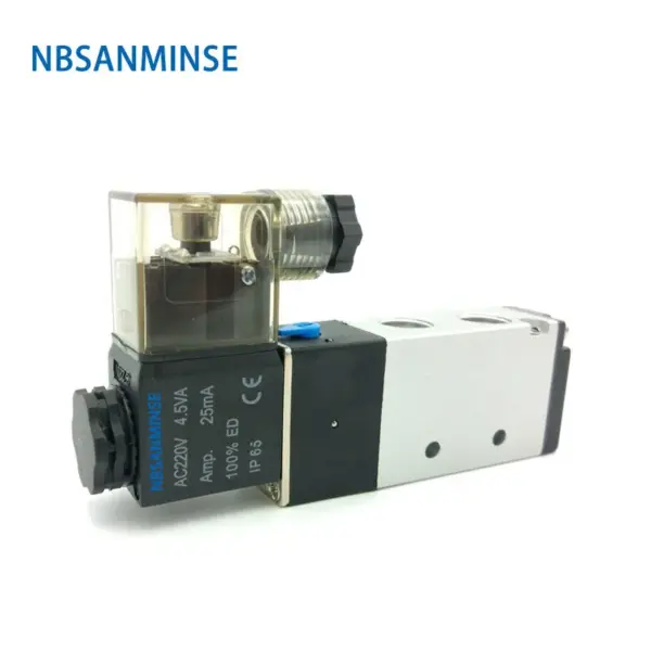 NBSANMINSE 4V210 - 06 / 08 Solenoid Valve G 1/8 " G 1/4 "  Two Position Five Way Pneumatic Air Control Valve AirTAC Type Design