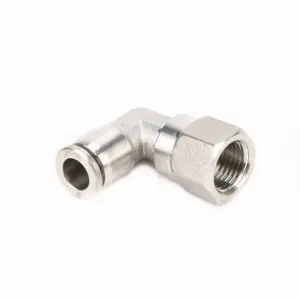 1/8" 1/4" 3/8" 1/2" BSP Female Elbow Pneumatic 304 Stainless Steel Push In Quick Connector Release Air Fitting Plumbing
