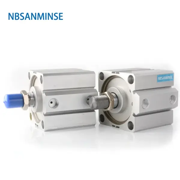 NBSANMINSE SDA Without Magnet 25mm Bore Compact Air Cylinder AirTAC Type Double Acting Cylinder Pneumatic Automation Parts